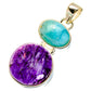 Charoite Pendants handcrafted by Ana Silver Co - PD17149