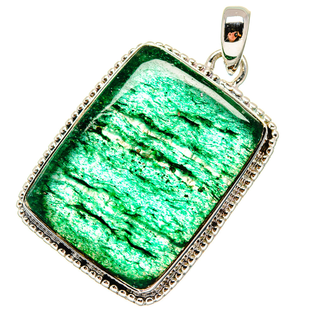 Green Aventurine Pendants handcrafted by Ana Silver Co - PD17179