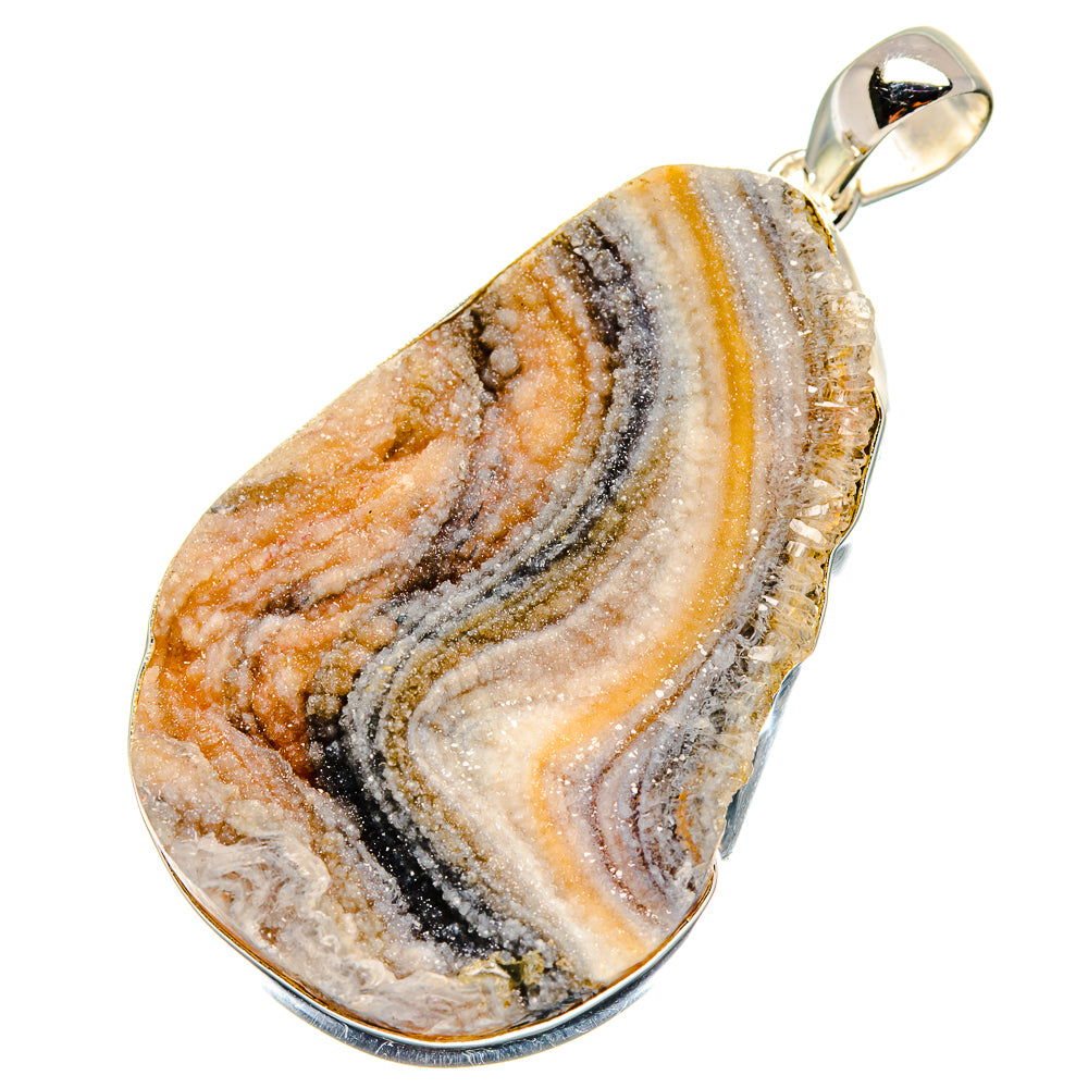 Desert Druzy Pendants handcrafted by Ana Silver Co - PD17184
