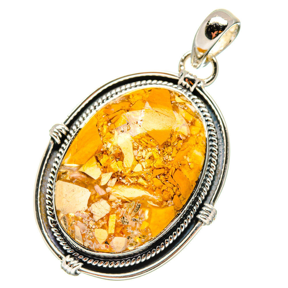 Brecciated Mookaite Pendants handcrafted by Ana Silver Co - PD17186