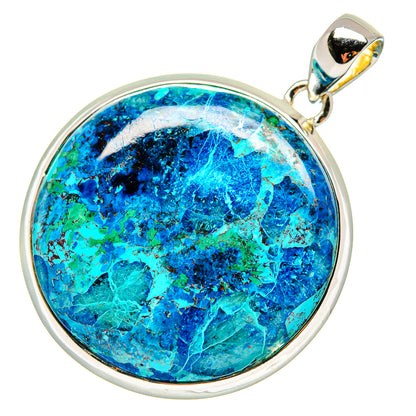 Chrysocolla Pendants handcrafted by Ana Silver Co - PD17187