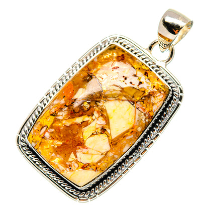 Brecciated Mookaite Pendants handcrafted by Ana Silver Co - PD17195