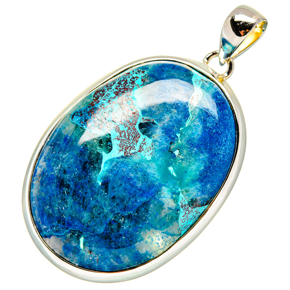 Chrysocolla Pendants handcrafted by Ana Silver Co - PD17196