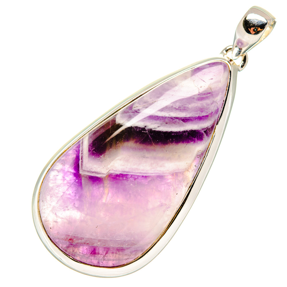 Chevron Amethyst Pendants handcrafted by Ana Silver Co - PD17200