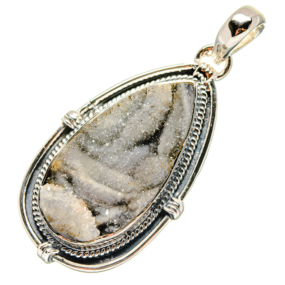 Desert Druzy Pendants handcrafted by Ana Silver Co - PD17219