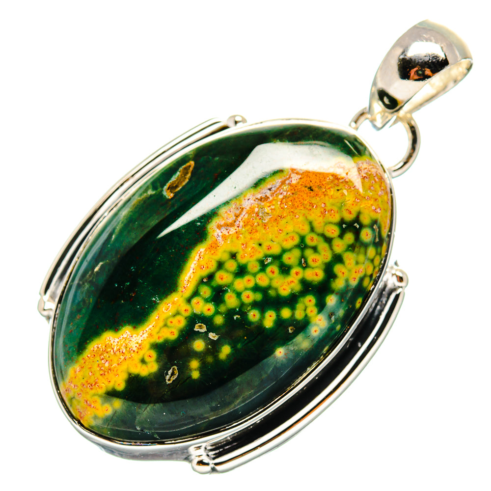 Ocean Jasper Pendants handcrafted by Ana Silver Co - PD17242