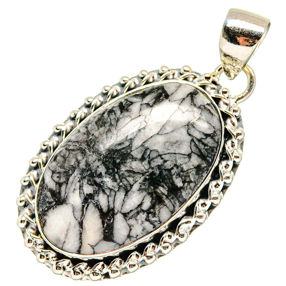Pinolith Jasper Pendants handcrafted by Ana Silver Co - PD17245 - Photo 2