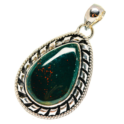 Bloodstone Pendants handcrafted by Ana Silver Co - PD17252