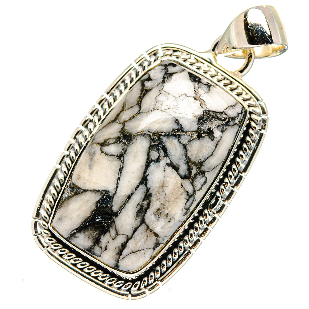 Pinolith Jasper Pendants handcrafted by Ana Silver Co - PD17255 - Photo 2