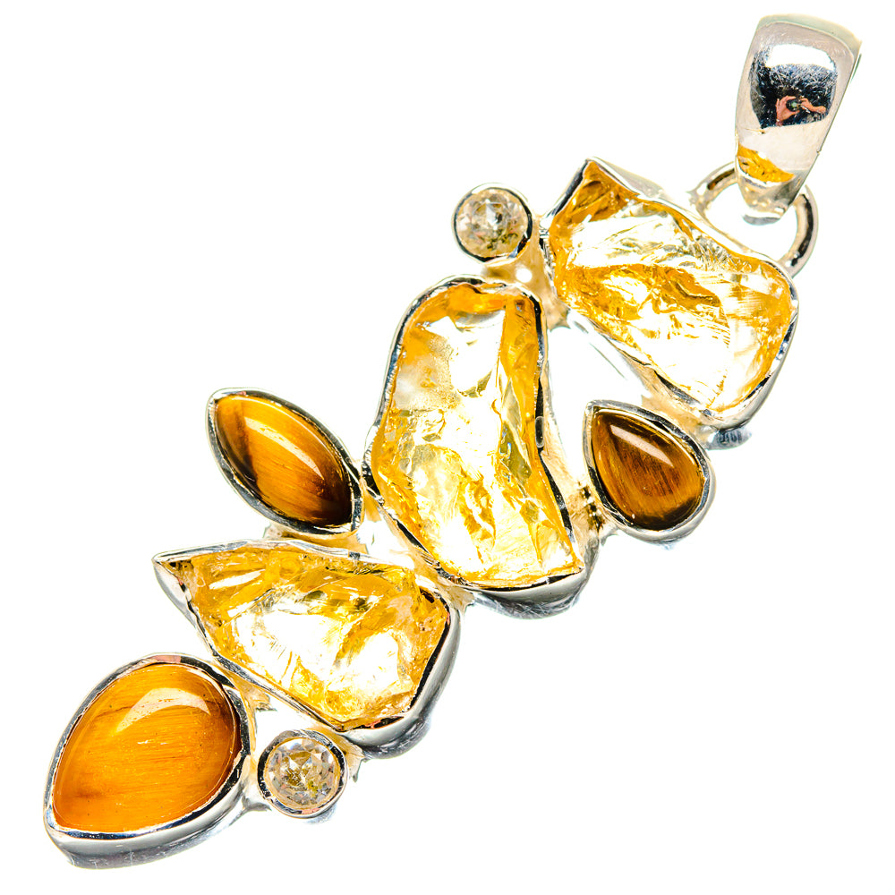 Citrine Pendants handcrafted by Ana Silver Co - PD17259