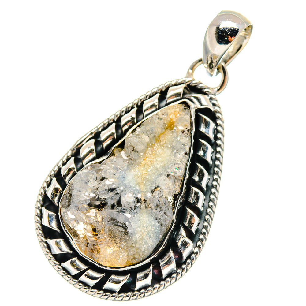 Desert Druzy Pendants handcrafted by Ana Silver Co - PD17263