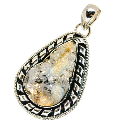 Desert Druzy Pendants handcrafted by Ana Silver Co - PD17263