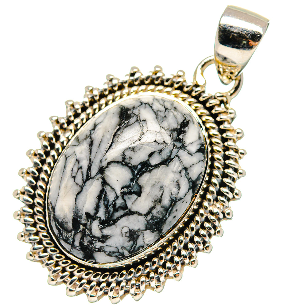Pinolith Jasper Pendants handcrafted by Ana Silver Co - PD17269 - Photo 2