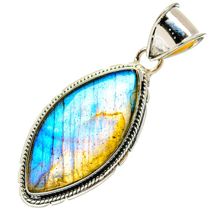 Labradorite Pendants handcrafted by Ana Silver Co - PD17271
