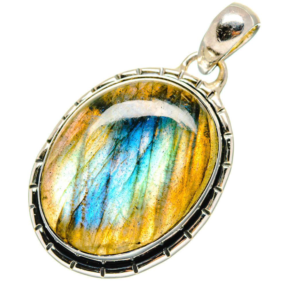 Labradorite Pendants handcrafted by Ana Silver Co - PD17272