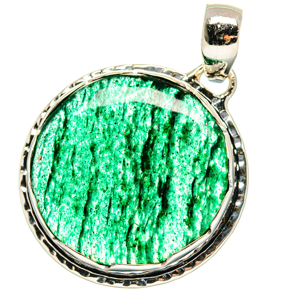 Green Aventurine Pendants handcrafted by Ana Silver Co - PD17282
