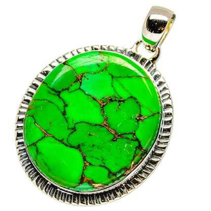 Gaspeite Pendants handcrafted by Ana Silver Co - PD17286