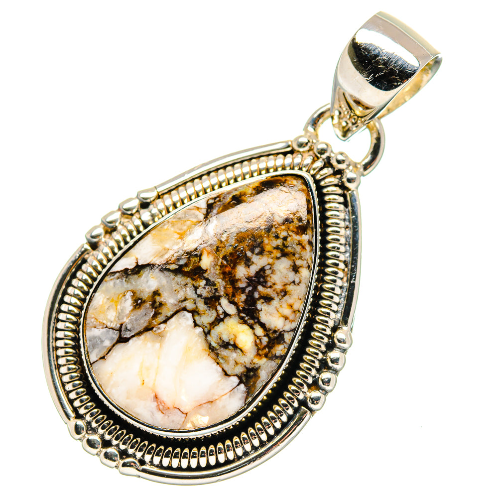 Peanut Wood Jasper Pendants handcrafted by Ana Silver Co - PD17289