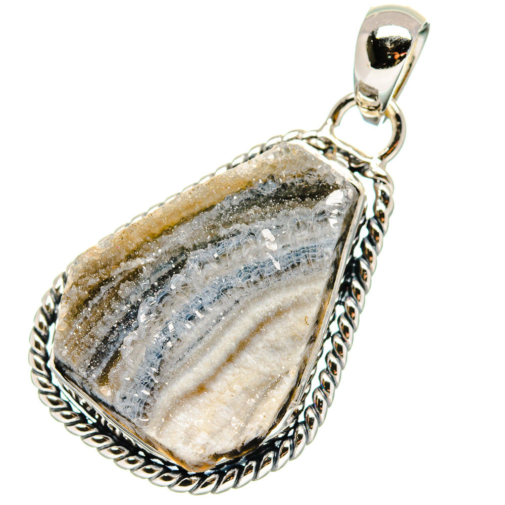 Desert Druzy Pendants handcrafted by Ana Silver Co - PD17291