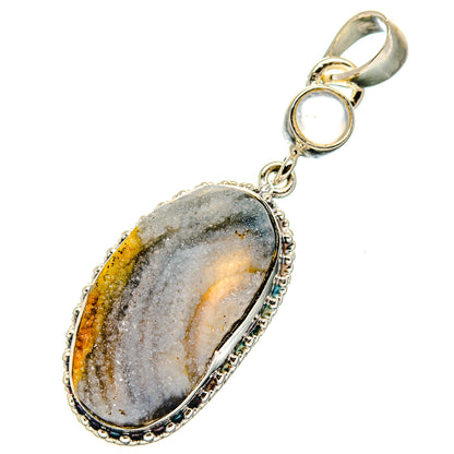 Desert Druzy Pendants handcrafted by Ana Silver Co - PD17302