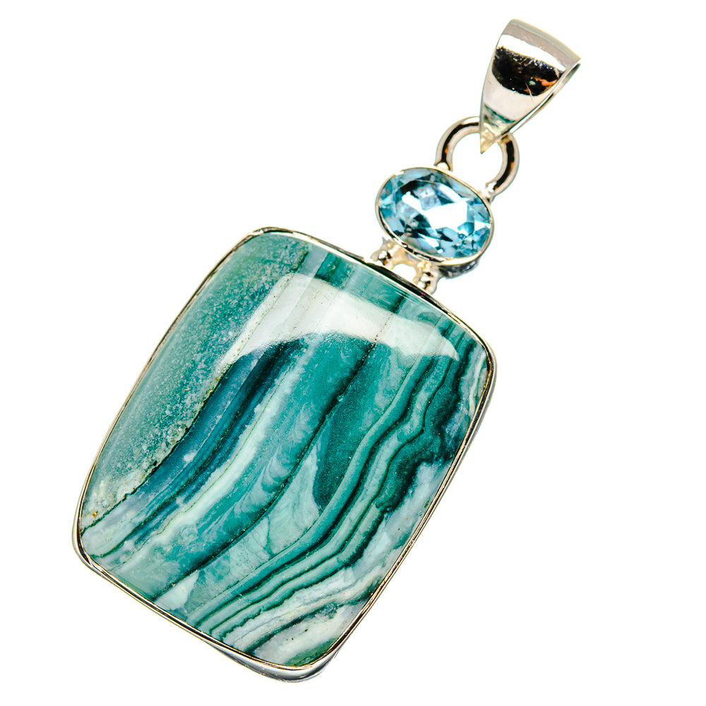 Ocean Jasper Pendants handcrafted by Ana Silver Co - PD17313