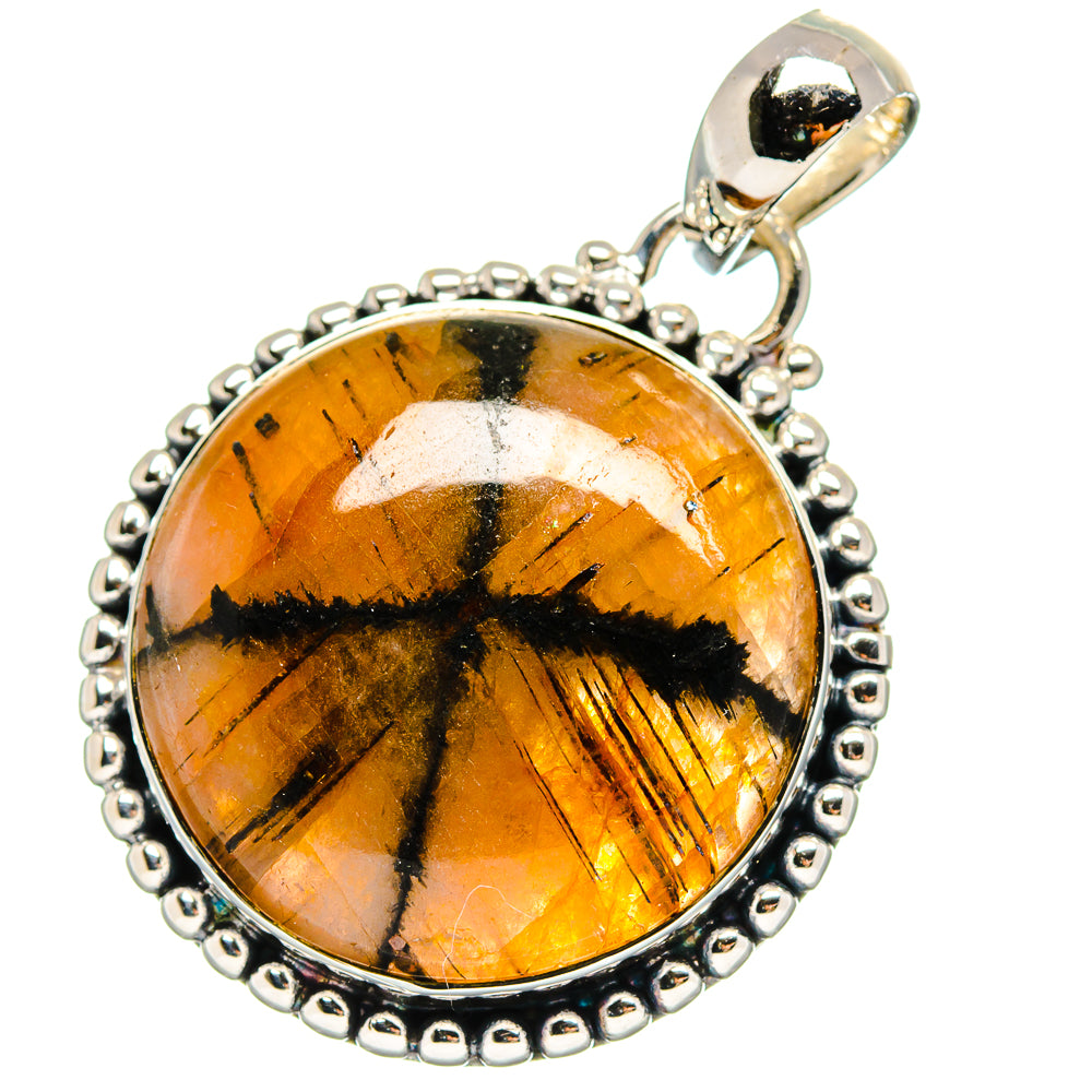 Chiastolite Pendants handcrafted by Ana Silver Co - PD17319