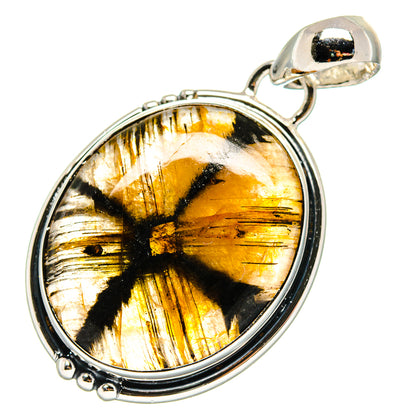 Chiastolite Pendants handcrafted by Ana Silver Co - PD17320