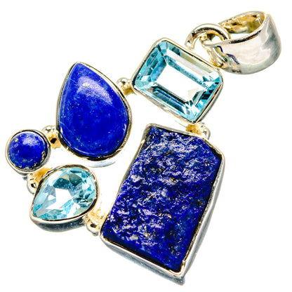 Lapis Lazuli Pendants handcrafted by Ana Silver Co - PD17353