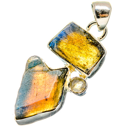 Labradorite Pendants handcrafted by Ana Silver Co - PD17355