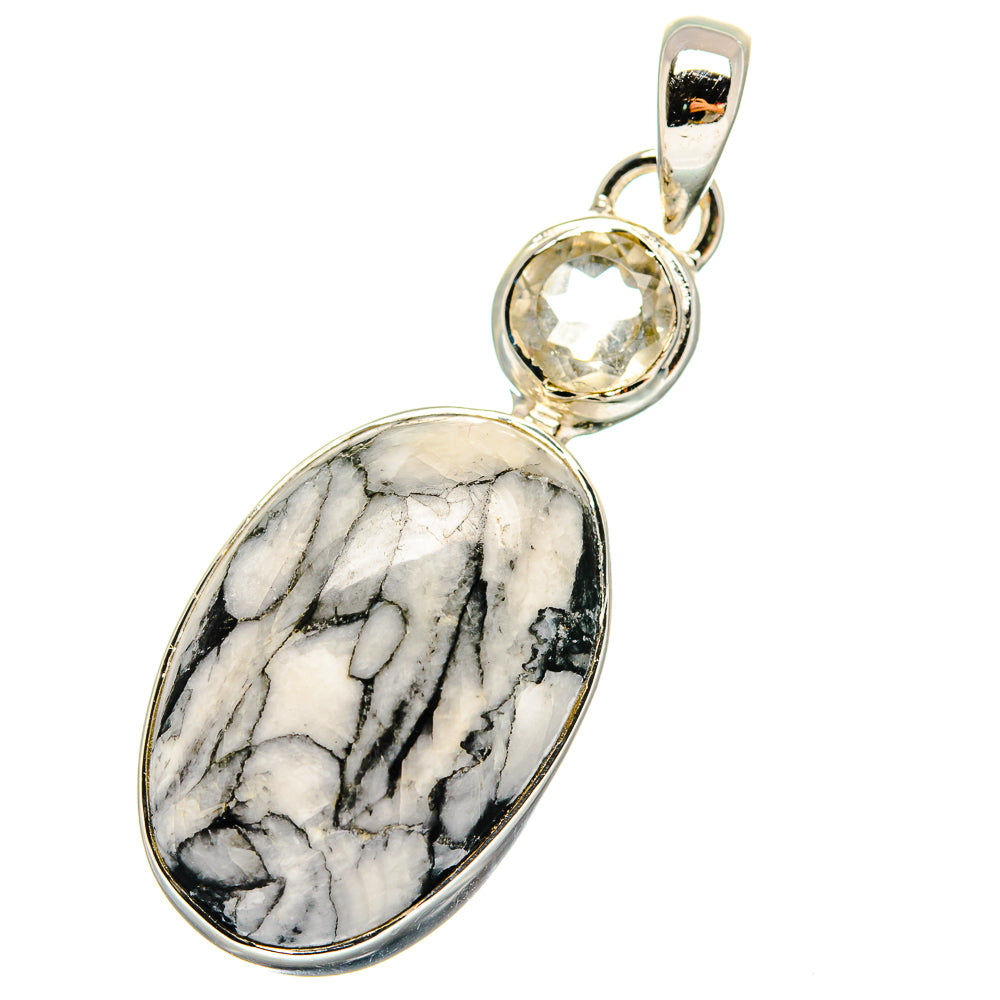 Pinolith Jasper Pendants handcrafted by Ana Silver Co - PD17358 - Photo 2