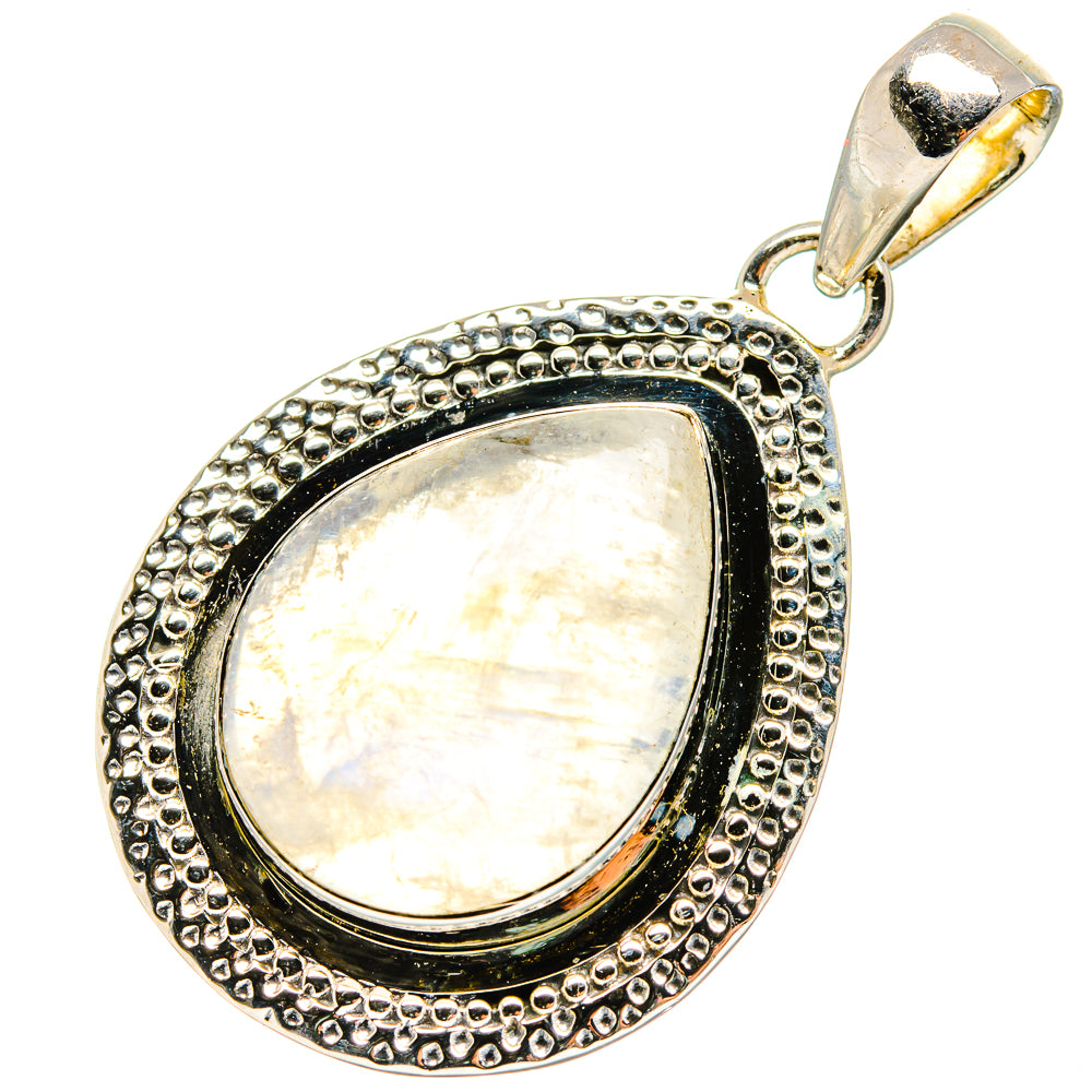 Rainbow Moonstone Pendants handcrafted by Ana Silver Co - PD17363