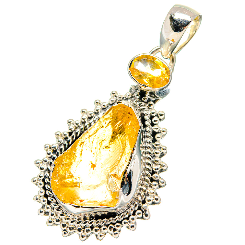 Citrine Pendants handcrafted by Ana Silver Co - PD17366