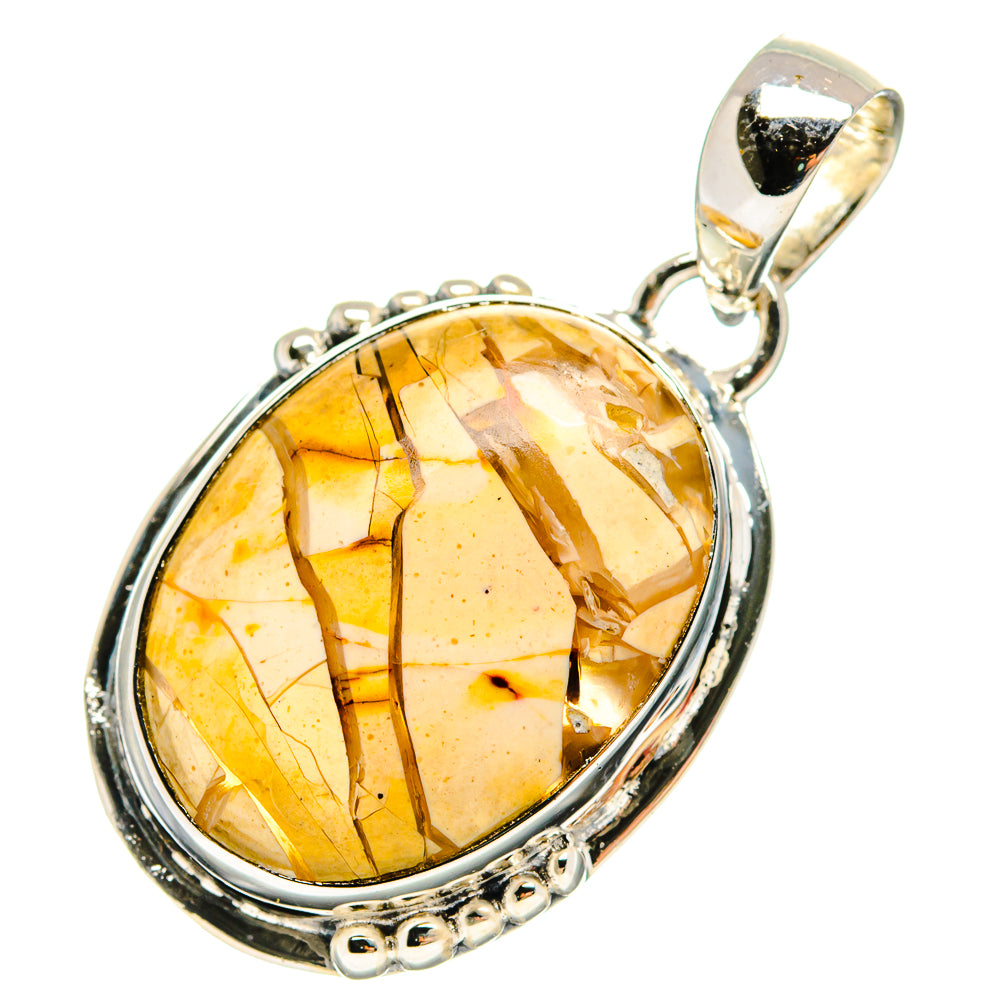 Brecciated Mookaite Pendants handcrafted by Ana Silver Co - PD17367