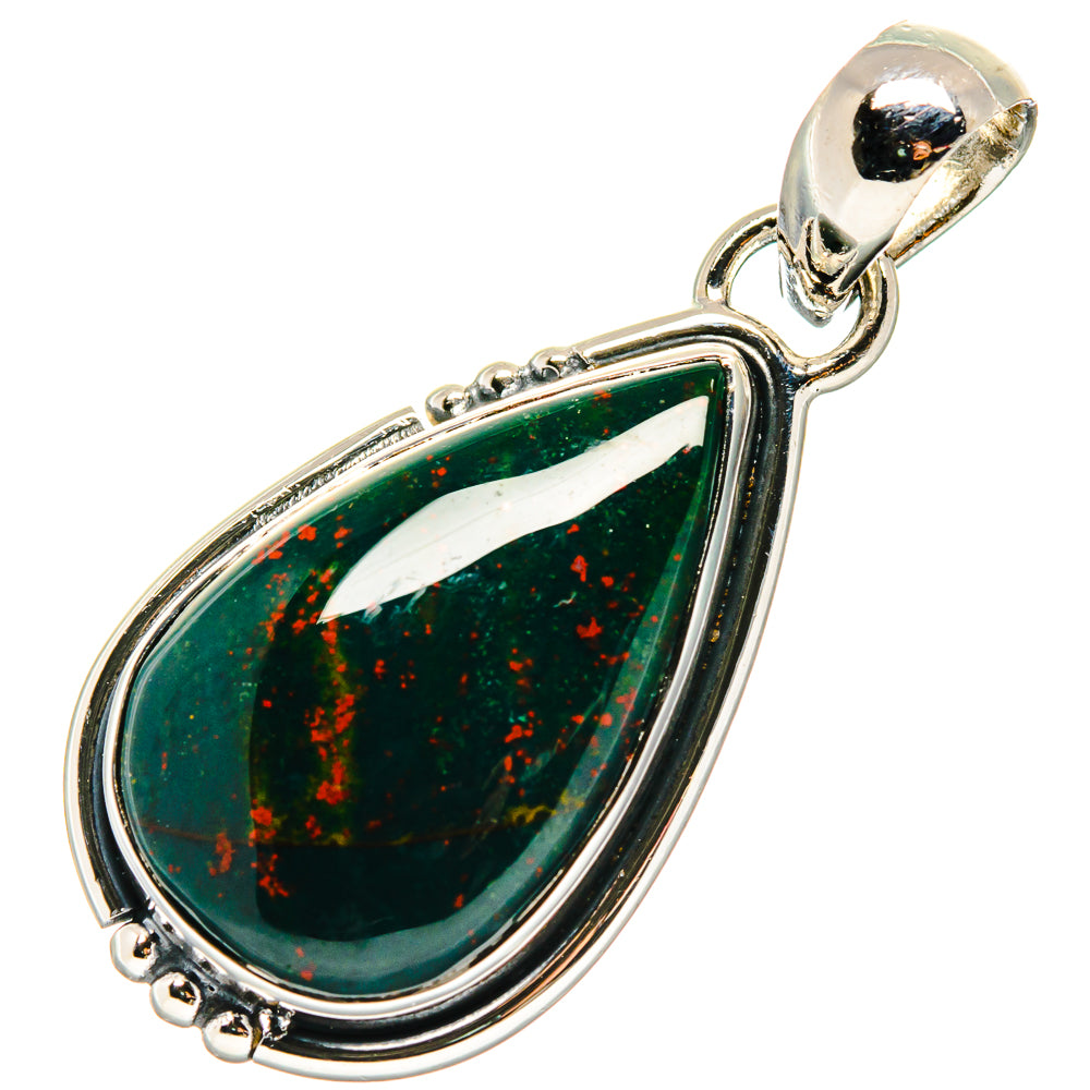 Bloodstone Pendants handcrafted by Ana Silver Co - PD17369