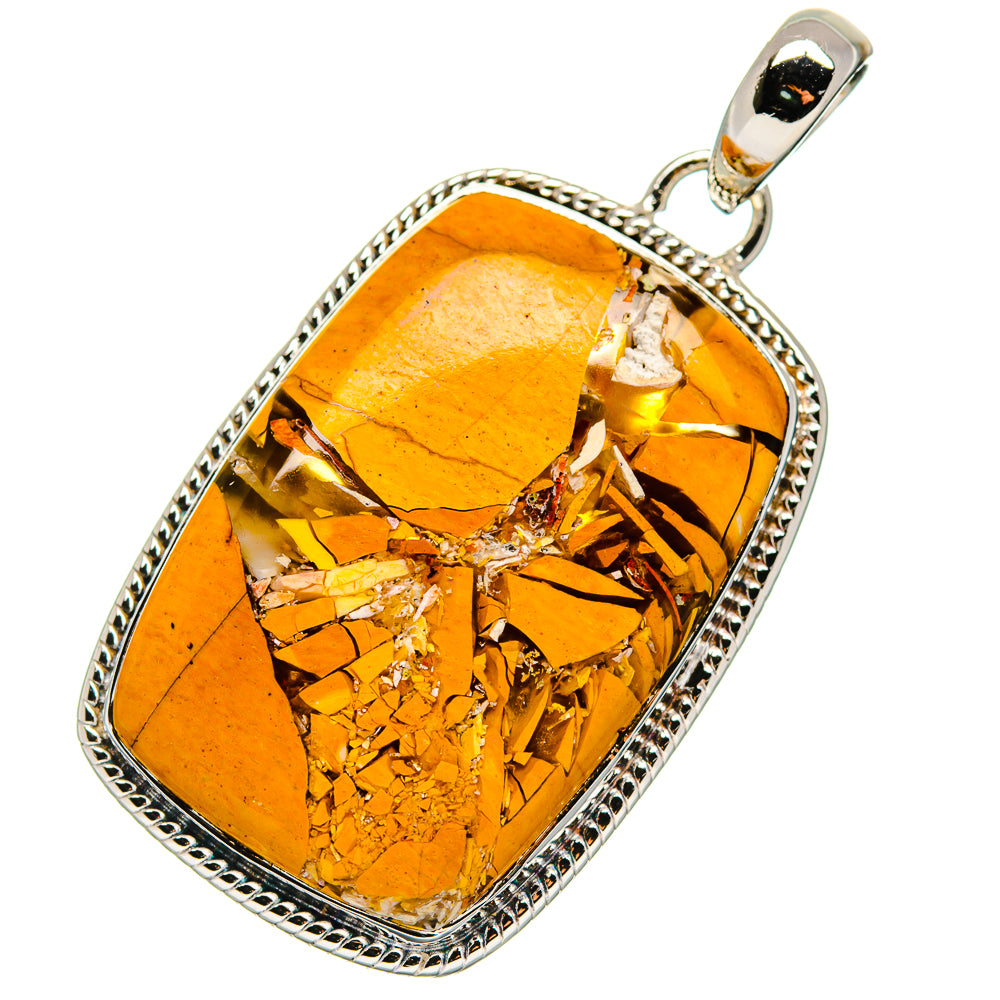 Brecciated Mookaite Pendants handcrafted by Ana Silver Co - PD17379