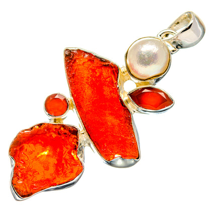 Carnelian Pendants handcrafted by Ana Silver Co - PD17380