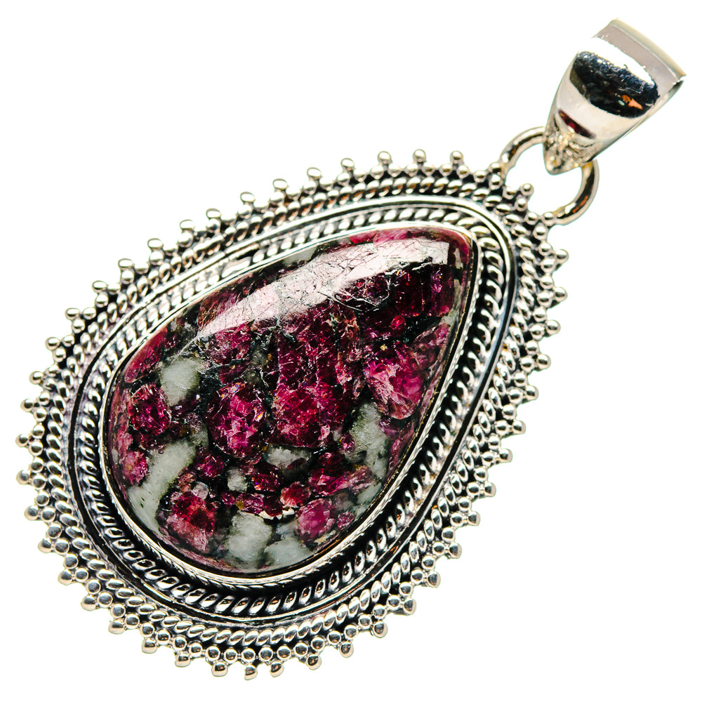 Russian Eudialyte Pendants handcrafted by Ana Silver Co - PD17386