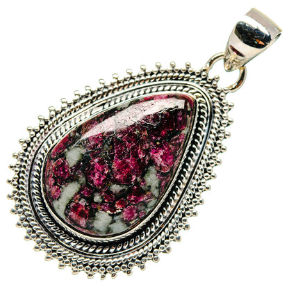Russian Eudialyte Pendants handcrafted by Ana Silver Co - PD17386