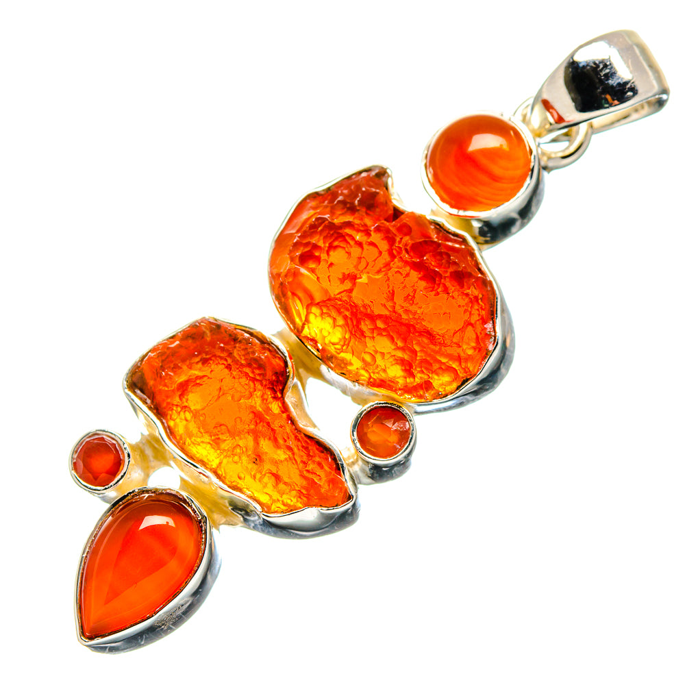 Carnelian Pendants handcrafted by Ana Silver Co - PD17389