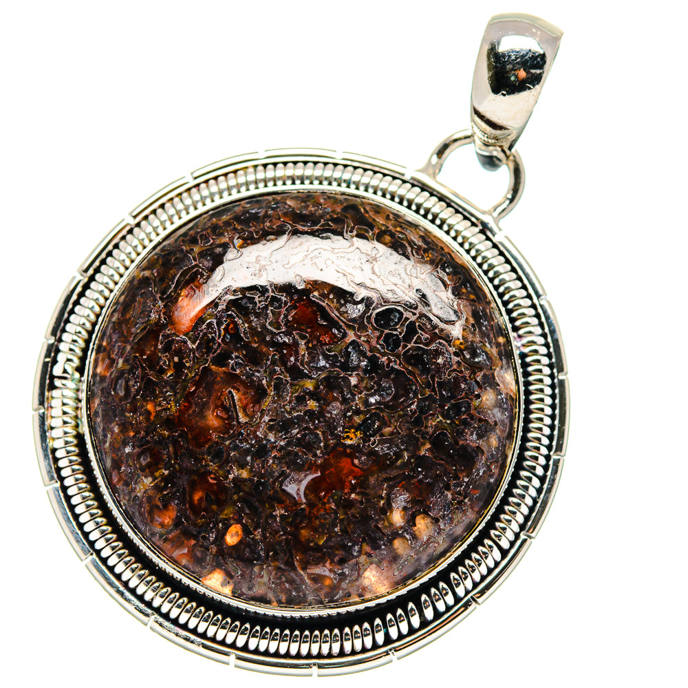 Dinosaur Bone Pendants handcrafted by Ana Silver Co - PD17391