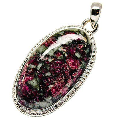 Russian Eudialyte Pendants handcrafted by Ana Silver Co - PD17412