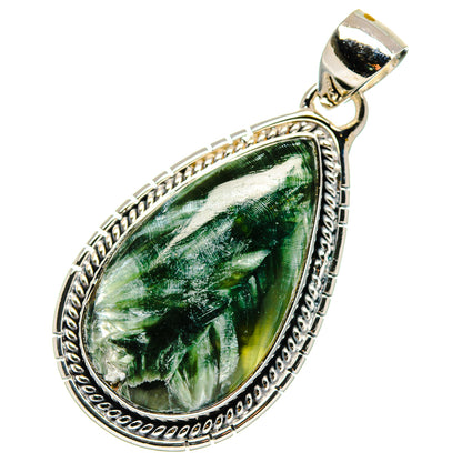Seraphinite Pendants handcrafted by Ana Silver Co - PD17416