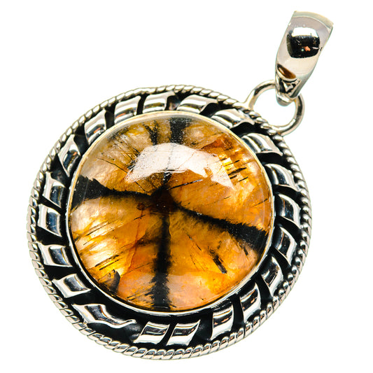Chiastolite Pendants handcrafted by Ana Silver Co - PD17420