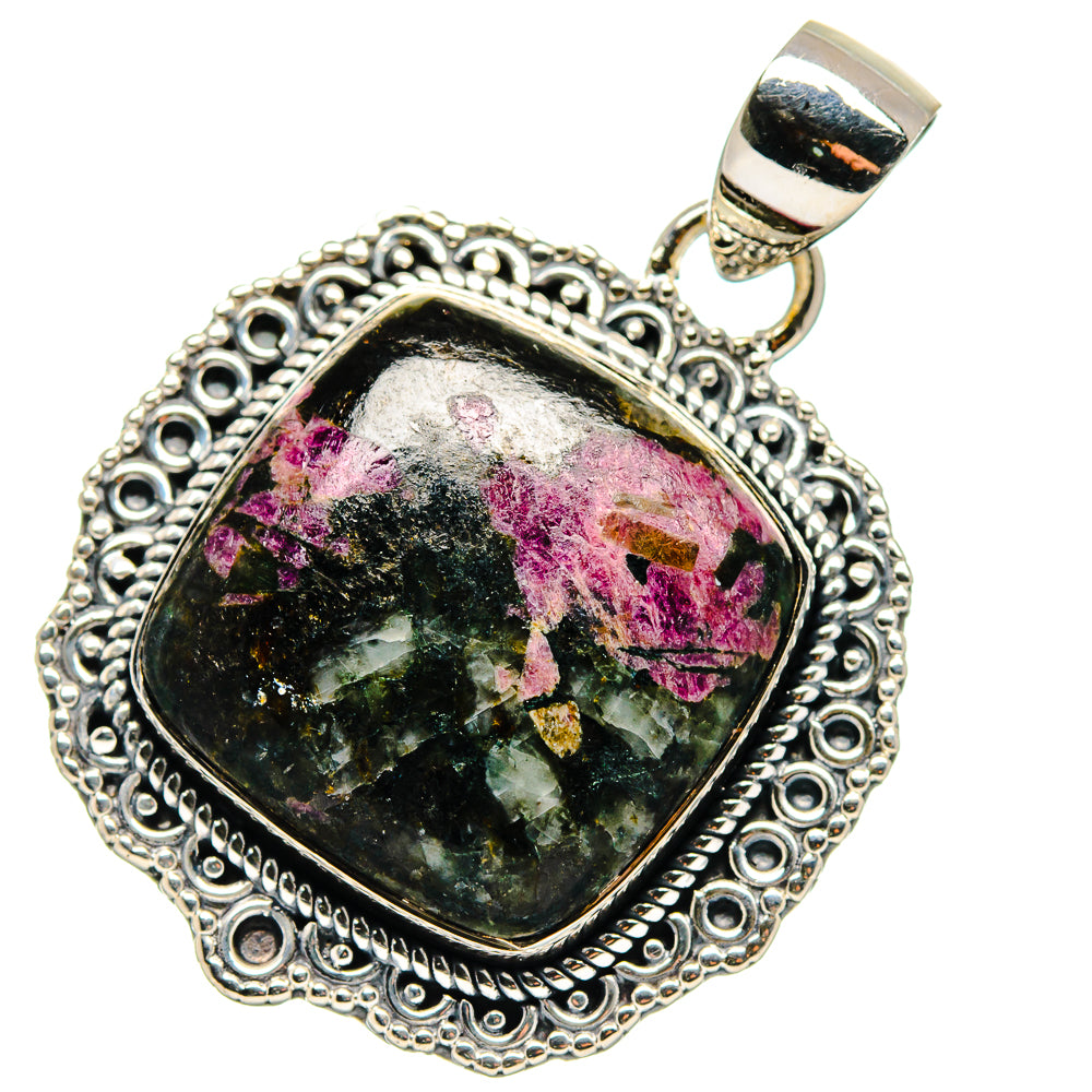 Russian Eudialyte Pendants handcrafted by Ana Silver Co - PD17427