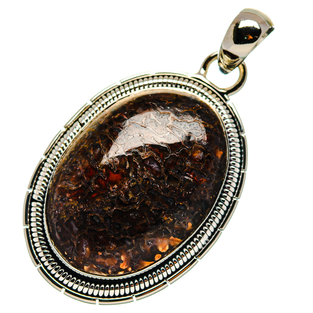 Dinosaur Bone Pendants handcrafted by Ana Silver Co - PD17433