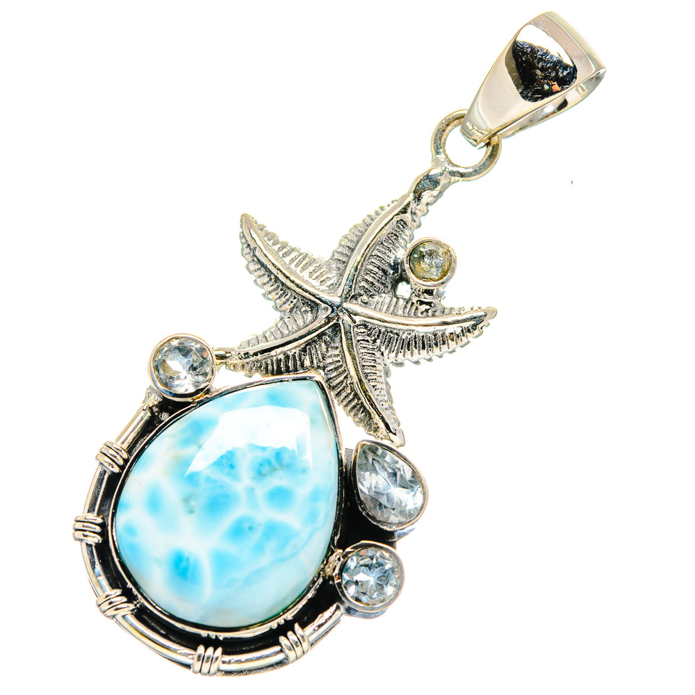 Larimar Pendants handcrafted by Ana Silver Co - PD17442