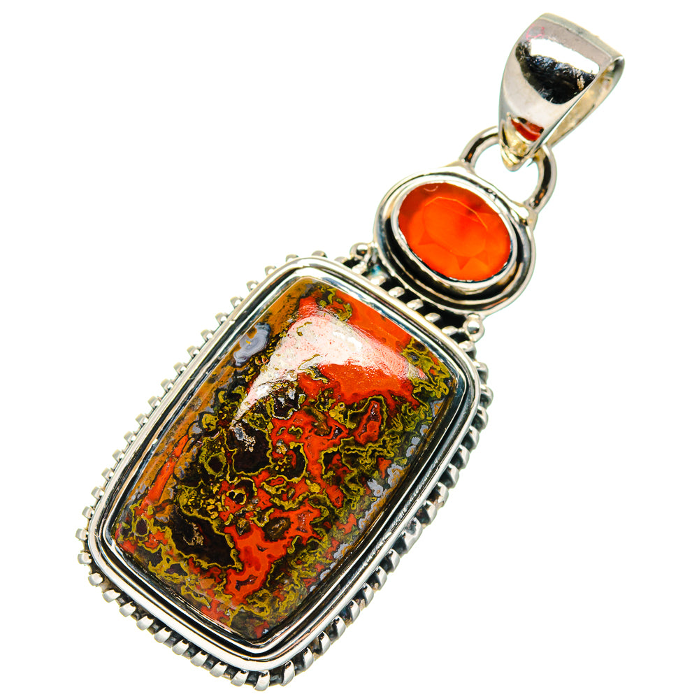 Mahogany Obsidian Pendants handcrafted by Ana Silver Co - PD17446