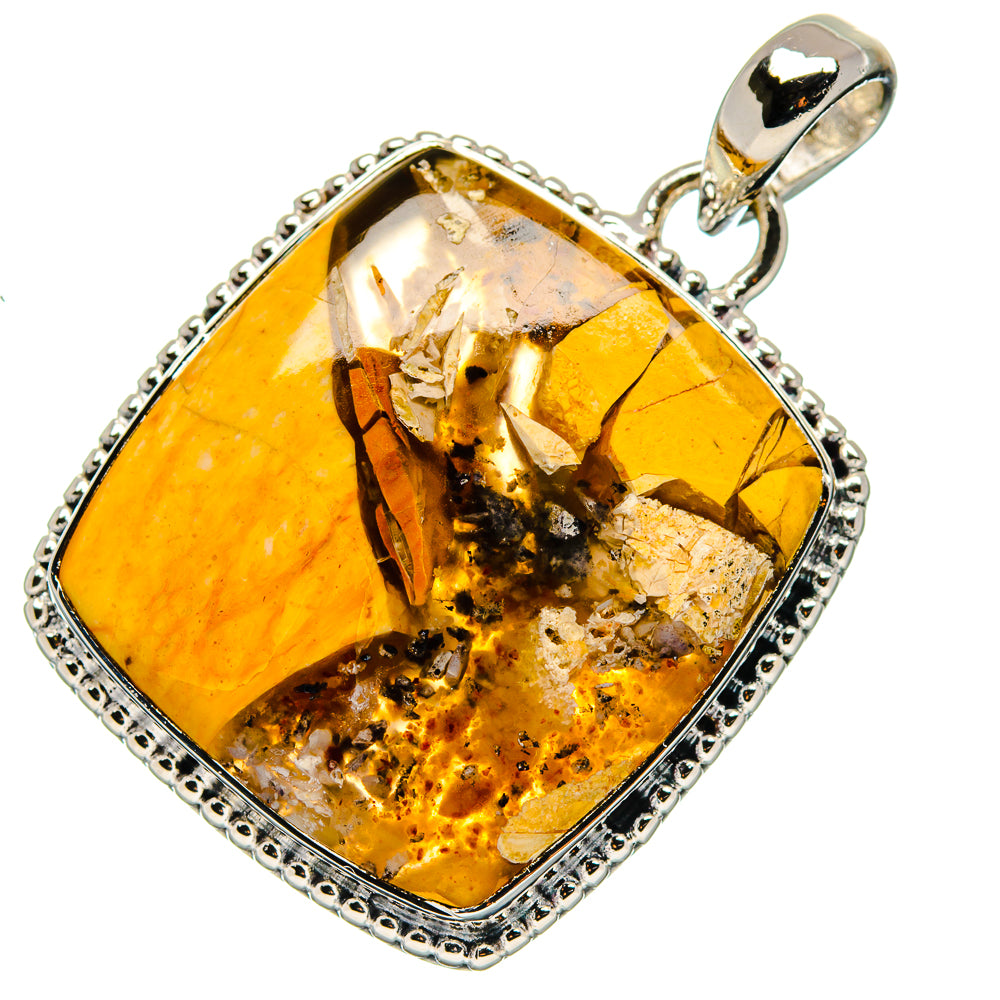 Brecciated Mookaite Pendants handcrafted by Ana Silver Co - PD17461