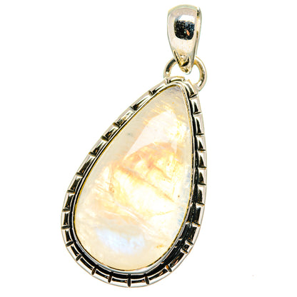 Rainbow Moonstone Pendants handcrafted by Ana Silver Co - PD17464