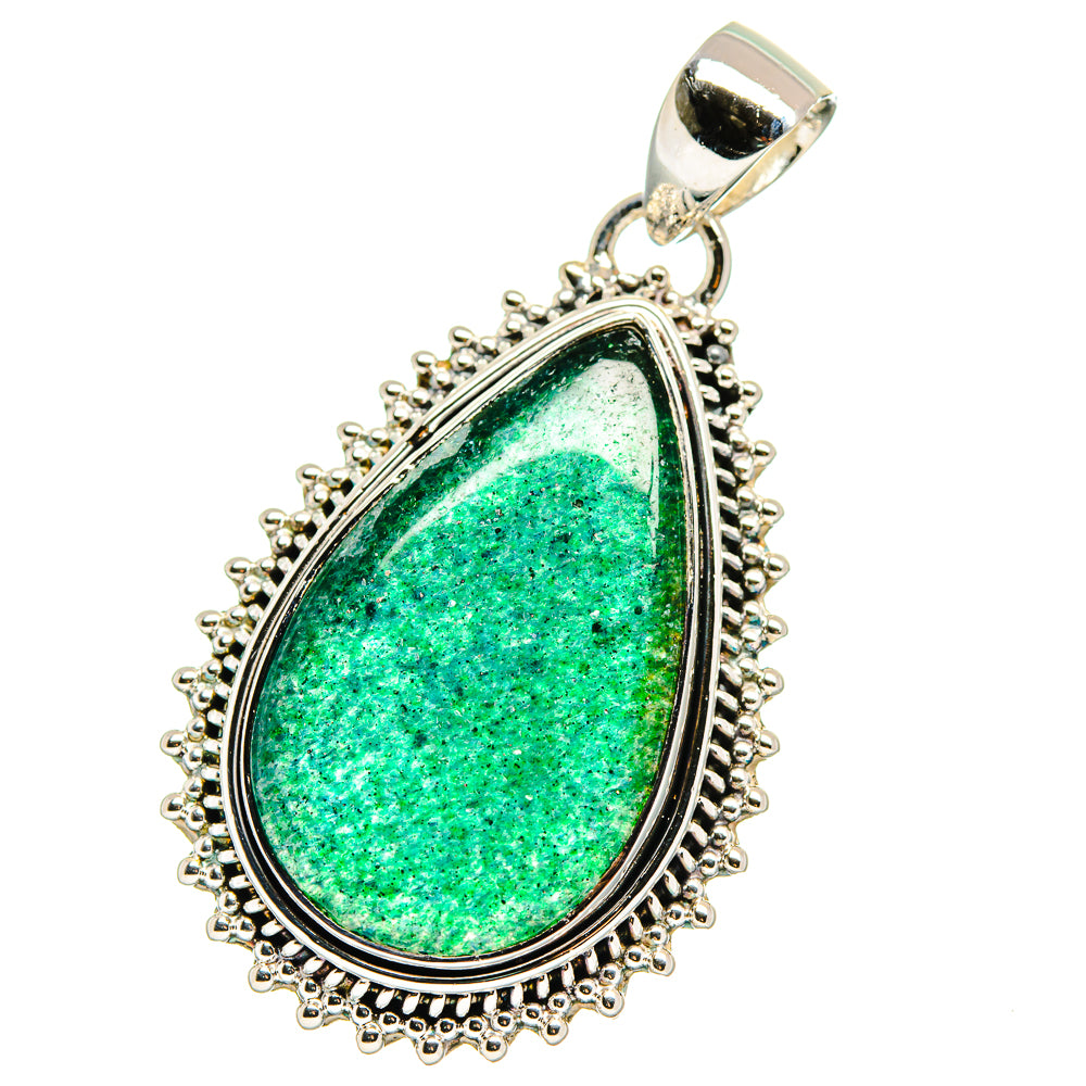 Green Aventurine Pendants handcrafted by Ana Silver Co - PD17466